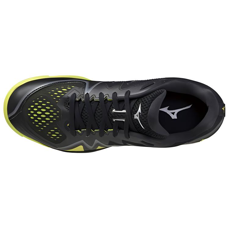 Lookbook Mizuno Wave Medal Rise 'Hitam Kuning' 81GA211005