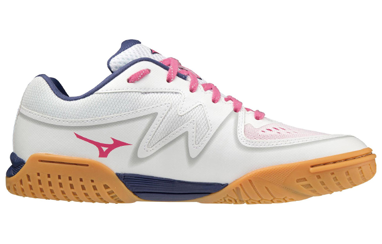Order Mizuno Wave Medal Rise 透氣耐磨防滑乒乓球鞋 男女款 白藍粉