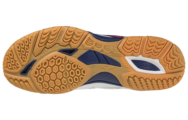 Purchase Mizuno Wave Medal Rise 透氣耐磨防滑乒乓球鞋 男女款 白藍粉