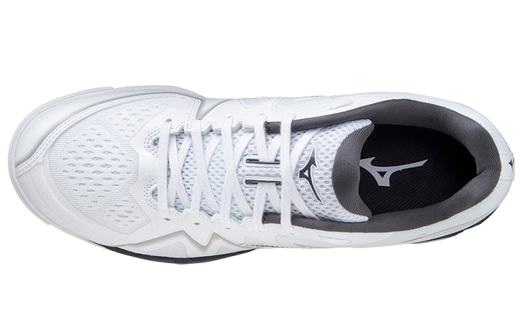 Lookbook ミズノ ウエーブメダルライズ 卓球シューズ 白黒 81GA211009