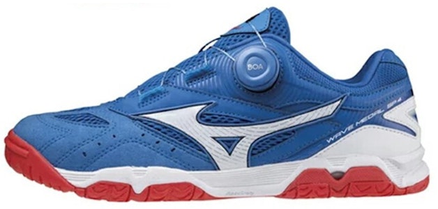 美津濃 Wave Medal Sp4 乒乓球鞋 男女同款 藍紅 Buy 美津濃 Wave Medal Sp4 乒乓球鞋 男女同款 藍紅