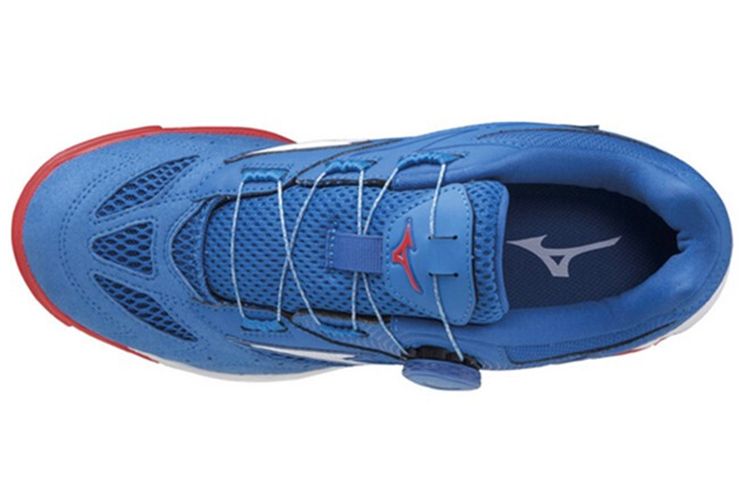 Lookbook 美津濃 Wave Medal Sp4 乒乓球鞋 男女同款 藍紅