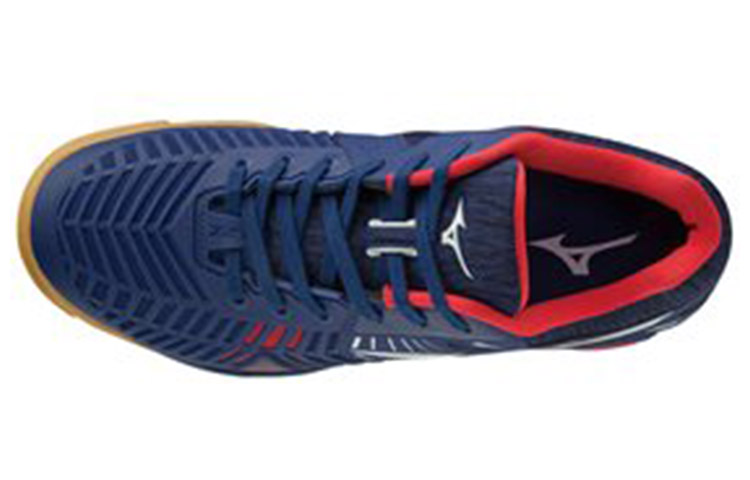 Lookbook ミズノ ウェーブメダルZ2 ブルー/レッド 81GA191014
