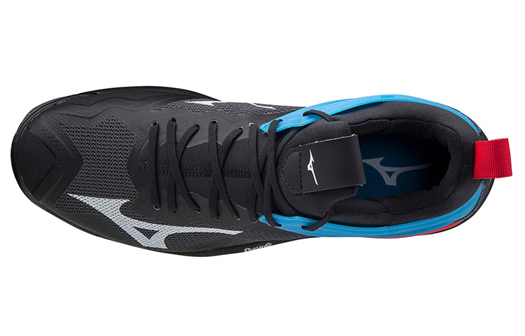 Lookbook Mizuno Wave Mirage 3 'Hitam Biru' X1GA195045