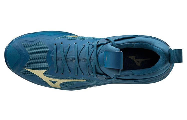 Lookbook Mizuno Wave Mirage 3 ''Blauw'' X1GA195051