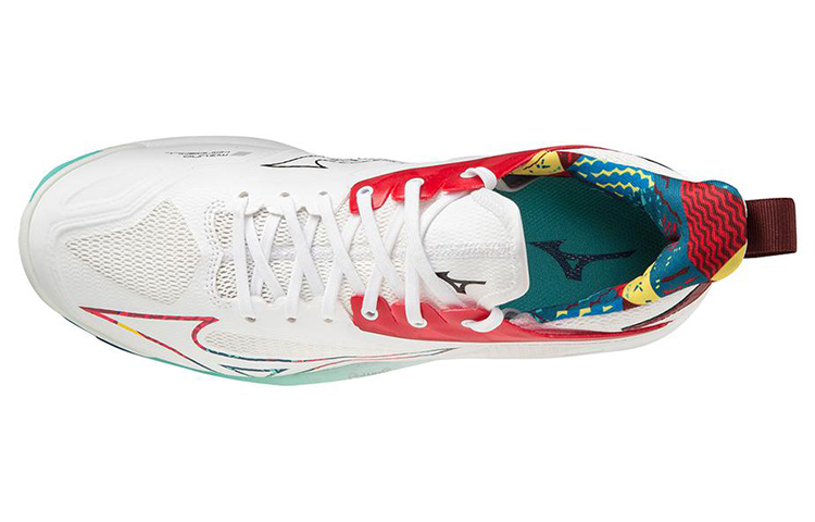 Mizuno Wave Mirage 4 'White Red' 圖 3