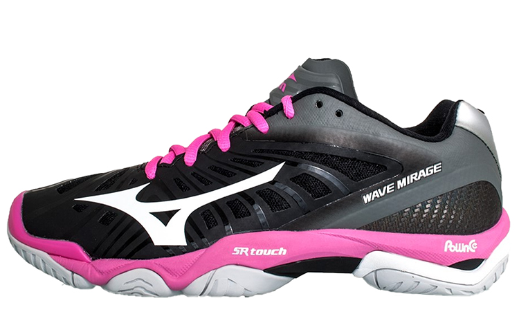 Mizuno Wave Mirage Nb Cozy Wear-resistant Black Pink White X1GB169001