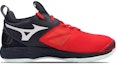 Order Mizuno Wave Momentum2 Kasut Lari Merah/Hitam V1GA211263