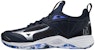 Mizuno Wave Momentum 2 'Hitam Biru' V1GA211202