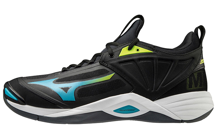 Mizuno Wave Momentum 2 'Black Blue' V1GA211223