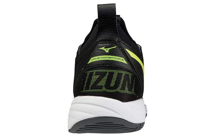 Shop Mizuno Wave Momentum 2 'Black Blue' V1GA211223