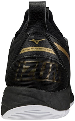 Mizuno Wave Momentum 2 'Black Gold' V1GA211252 Shop Mizuno Wave Momentum 2 'Black Gold' V1GA211252