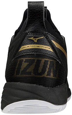 Mizuno Wave Momentum 2 'Hitam Emas' V1GA211252 Shop Mizuno Wave Momentum 2 'Hitam Emas' V1GA211252
