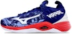 Mizuno Wave Momentum 2 Biru/Merah V1GA191164