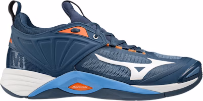 Mizuno Wave Momentum 2 'Dark Denim Scarlet Ibis' V1GA211212 Mizuno Wave Momentum 2 'Dark Denim Scarlet Ibis' V1GA211212
