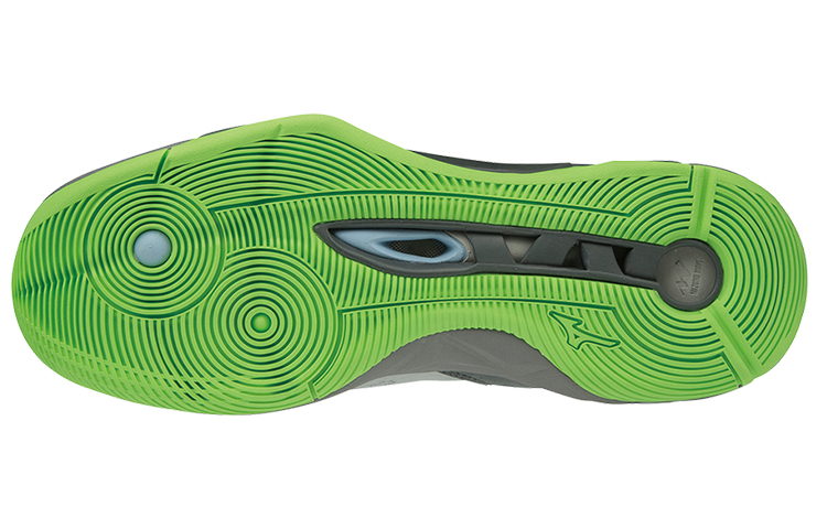 Shop Mizuno Wave Momentum 2 'Gris Verde' V1GA191237