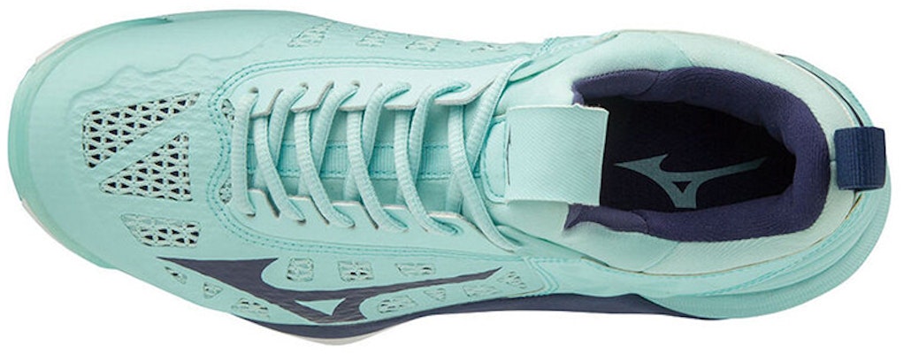 Mizuno Wave Momentum 2 'Tiffany Blue' V1GC191228 Lookbook Mizuno Wave Momentum 2 'Tiffany Blue' V1GC191228