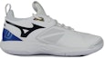 Order Mizuno Wave Momentum 2 'Putih Hitam Biru' V1GA211200