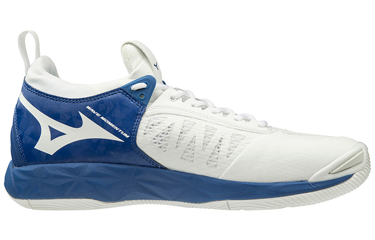Order Mizuno Wave Momentum 2 透氣耐磨防滑排球鞋 男女同款 白藍