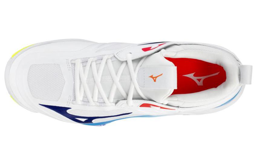 Lookbook Mizuno Wave Momentum 2 ''Wit Parel Blauw'' 430318-005E