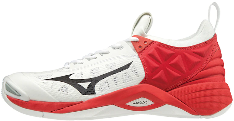 Mizuno Wave Momentum 2 'White Red Black' V1GA191208 Buy Mizuno Wave Momentum 2 'White Red Black' V1GA191208
