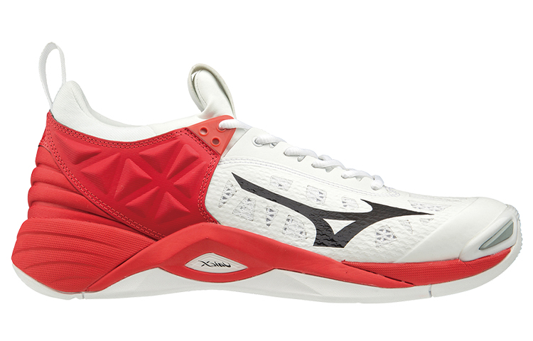 Order Mizuno Wave Momentum 2 'Putih Merah Hitam' V1GA191208