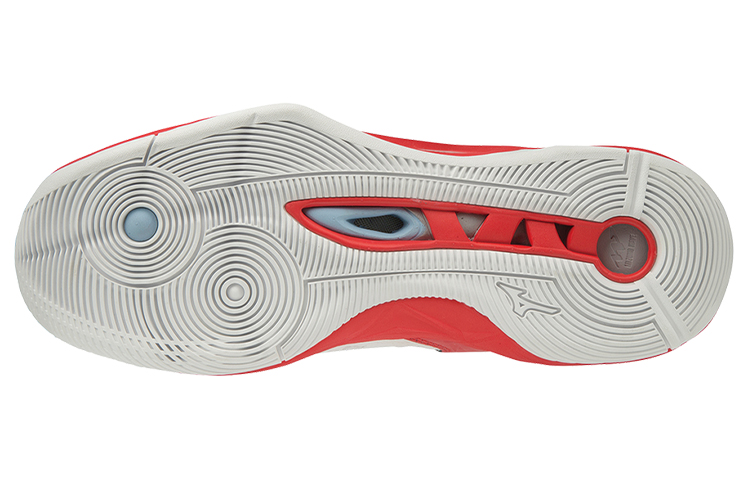Shop Mizuno Wave Momentum 2 'White Red Black' V1GA191208