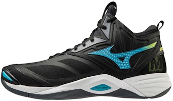 Mizuno Wave Momentum 2 Mid 'Black Blue' V1GA211723 Mizuno Wave Momentum 2 Mid 'Black Blue' V1GA211723