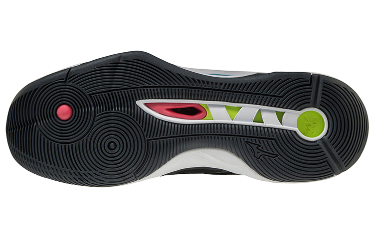 Lookbook Mizuno Wave Momentum 2 Mid 'Black Blue' V1GA211723