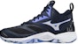 Mizuno Wave Momentum 2 Mid 'Hitam Ungu Biru' V1GA211702