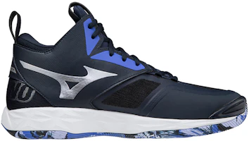 Order Mizuno Wave Momentum 2 中筒排球鞋 男女同款 黑紫藍