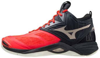Mizuno Wave Momentum 2 Mid 'Black Red' V1GA211763 Mizuno Wave Momentum 2 Mid 'Black Red' V1GA211763