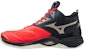 Mizuno Wave Momentum 2 Mid 'Hitam Merah' V1GA211763