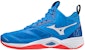 Mizuno Wave Momentum 2 Mid 'Biru Merah' V1GA211724