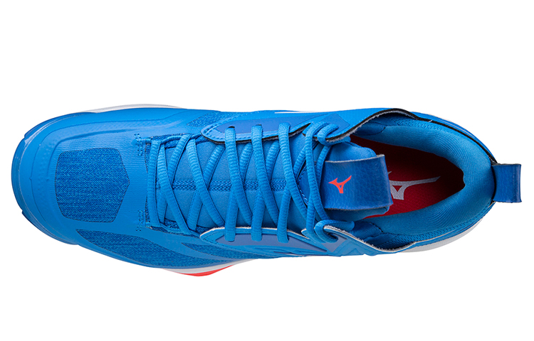 Lookbook Mizuno Wave Momentum 2 Mid 'Blue Red' V1GA211724