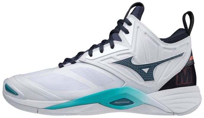 Mizuno Wave Momentum 2 Mid 'White Black Blue' V1GA211736 Buy Mizuno Wave Momentum 2 Mid 'White Black Blue' V1GA211736