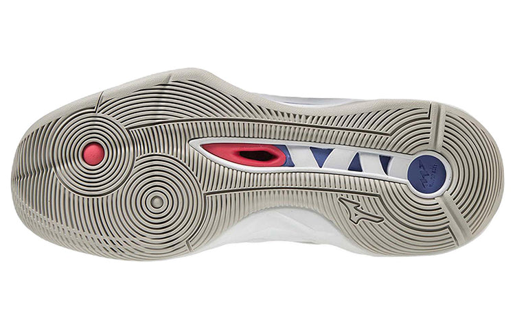 Shop ミズノ ウェーブモーメンタム2 NB 白/青 X1GB219718