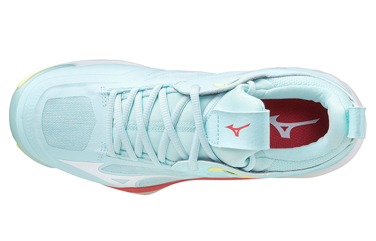 Lookbook Mizuno Wave Momentum 2 Nb Blue/Red X1GB219726