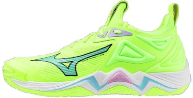 Mizuno Wave Momentum 3 'Neo Lime Splish Splash' V1GA231286 Mizuno Wave Momentum 3 'Neo Lime Splish Splash' V1GA231286