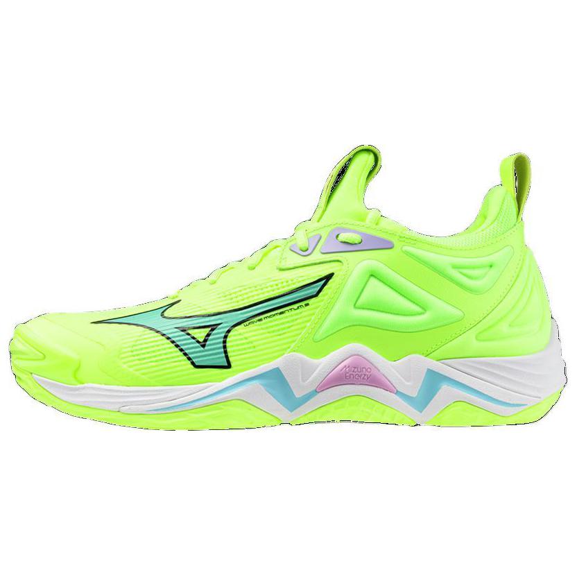 Mizuno Wave Momentum 3 'Neo Lime Splish Splash' V1GA231286