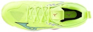 Lookbook Mizuno Wave Momentum 3 'Neo Lime Splish Splash' Lelaki/Wanita V1GA231286