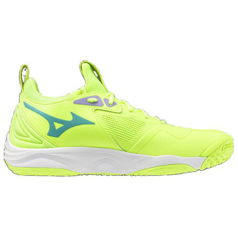 Lookbook Mizuno Wave Momentum 3 'Neo Lime Splish Splash' V1GA231286