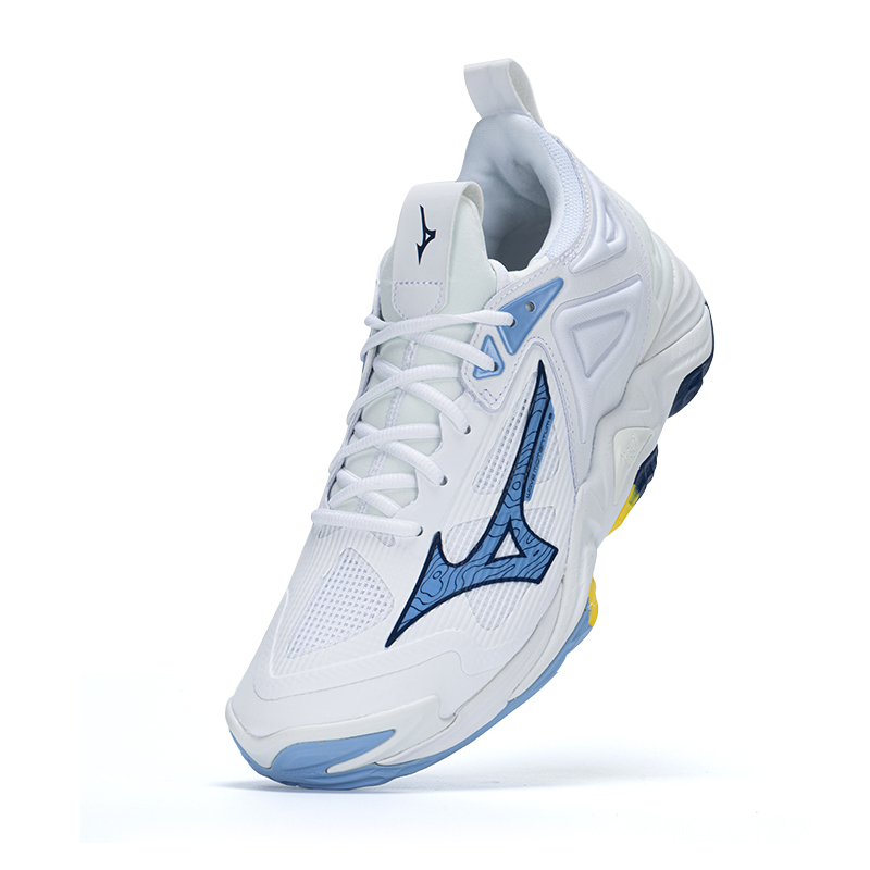 Order Mizuno Wave Momentum 3 ''Putih Bellwether Biru'' V1GA231297