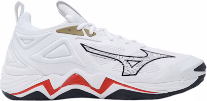 Mizuno Wave Momentum 3 'White Dress Blue Chinese Red' V1GB241346 Mizuno Wave Momentum 3 'White Dress Blue Chinese Red' V1GB241346