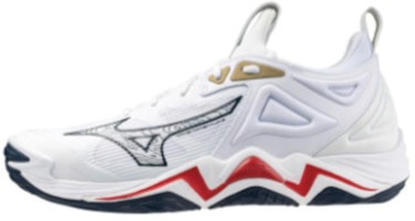Mizuno Wave Momentum 3 'White Dress Blue Chinese Red' V1GB241346 Mizuno Wave Momentum 3 'White Dress Blue Chinese Red' V1GB241346