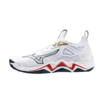 Mizuno Wave Momentum 3 'White Dress Blue Chinese Red'