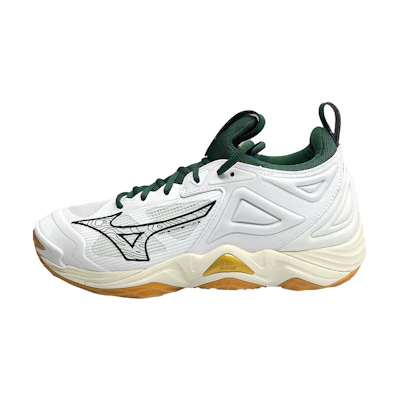 Mizuno Wave Momentum 3 'White Green Gold'