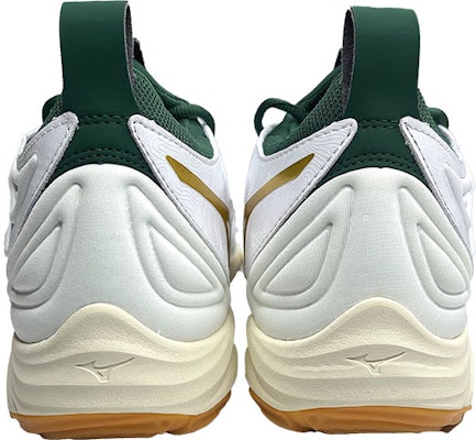 Mizuno Wave Momentum 3 'Putih Hijau Emas' V1GA231244 Shop Mizuno Wave Momentum 3 'Putih Hijau Emas' V1GA231244