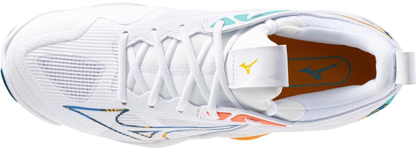 美津濃 舒適百搭 低筒 訓練鞋 白藍橙 Lookbook 美津濃 舒適百搭 低筒 訓練鞋 白藍橙