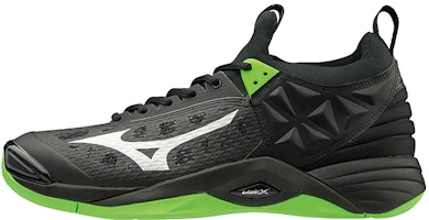 Mizuno Wave Momentum 'Black White Green' V1GA191202 Mizuno Wave Momentum 'Black White Green' V1GA191202